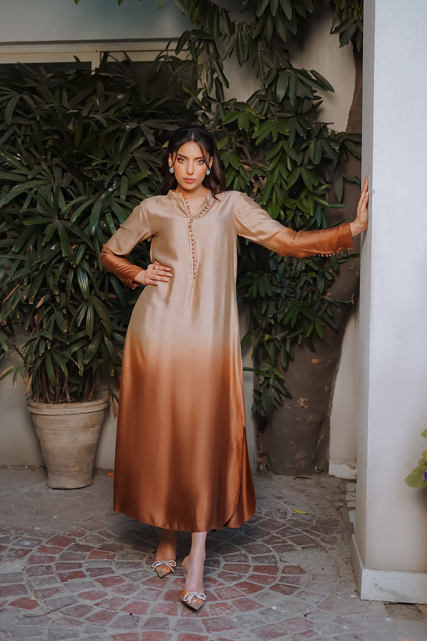 Erum Khan | Nue Pret | Sunset Dusk - Pakistani Designer Dress - by Erum Khan - Type : Ladies Clothes - 100% Original at Saira Sultan