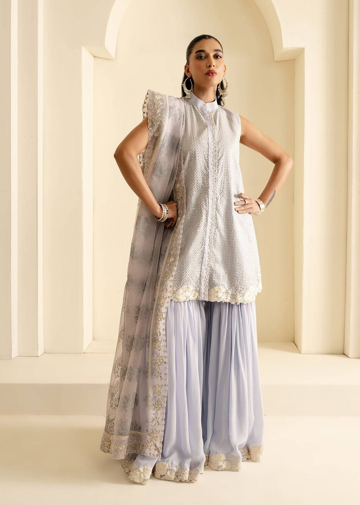 Mahgul | Nooreh Luxe | Lavender Serenity - Pakistani Designer Dress - by Mahgul | Type: Ladies Clothes - 100% Original at Saira Sultan