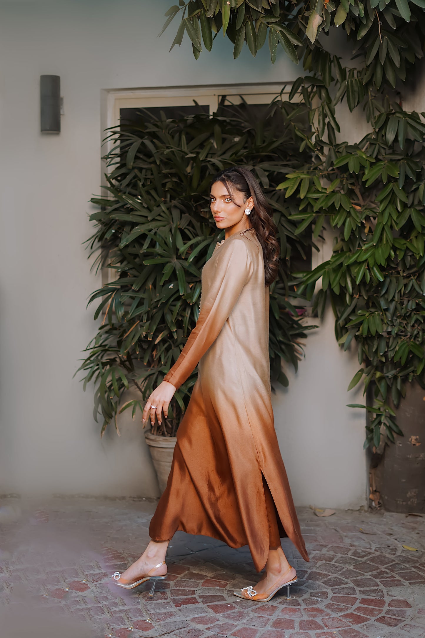 Erum Khan | Nue Pret | Sunset Dusk - Pakistani Designer Dress - by Erum Khan - Type : Ladies Clothes - 100% Original at Saira Sultan