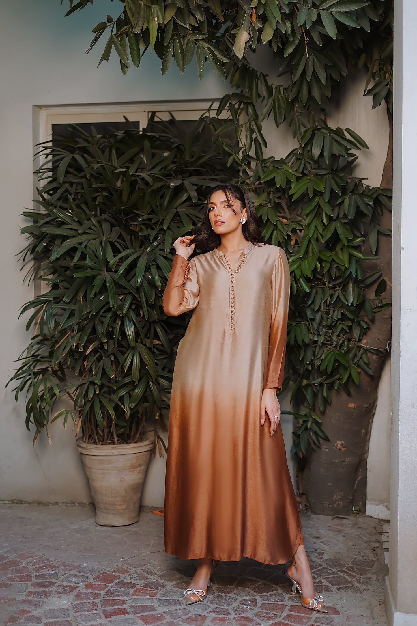 Erum Khan | Nue Pret | Sunset Dusk - Pakistani Designer Dress - by Erum Khan - Type : Ladies Clothes - 100% Original at Saira Sultan