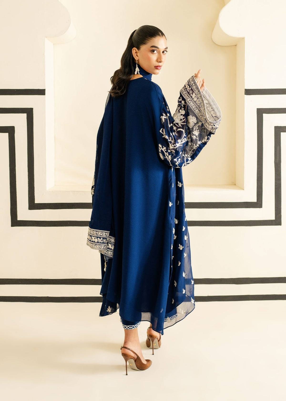 Mahgul | Nooreh Luxe | Nocturne Bloom - Pakistani Designer Dress - by Mahgul | Type: Ladies Clothes - 100% Original at Saira Sultan
