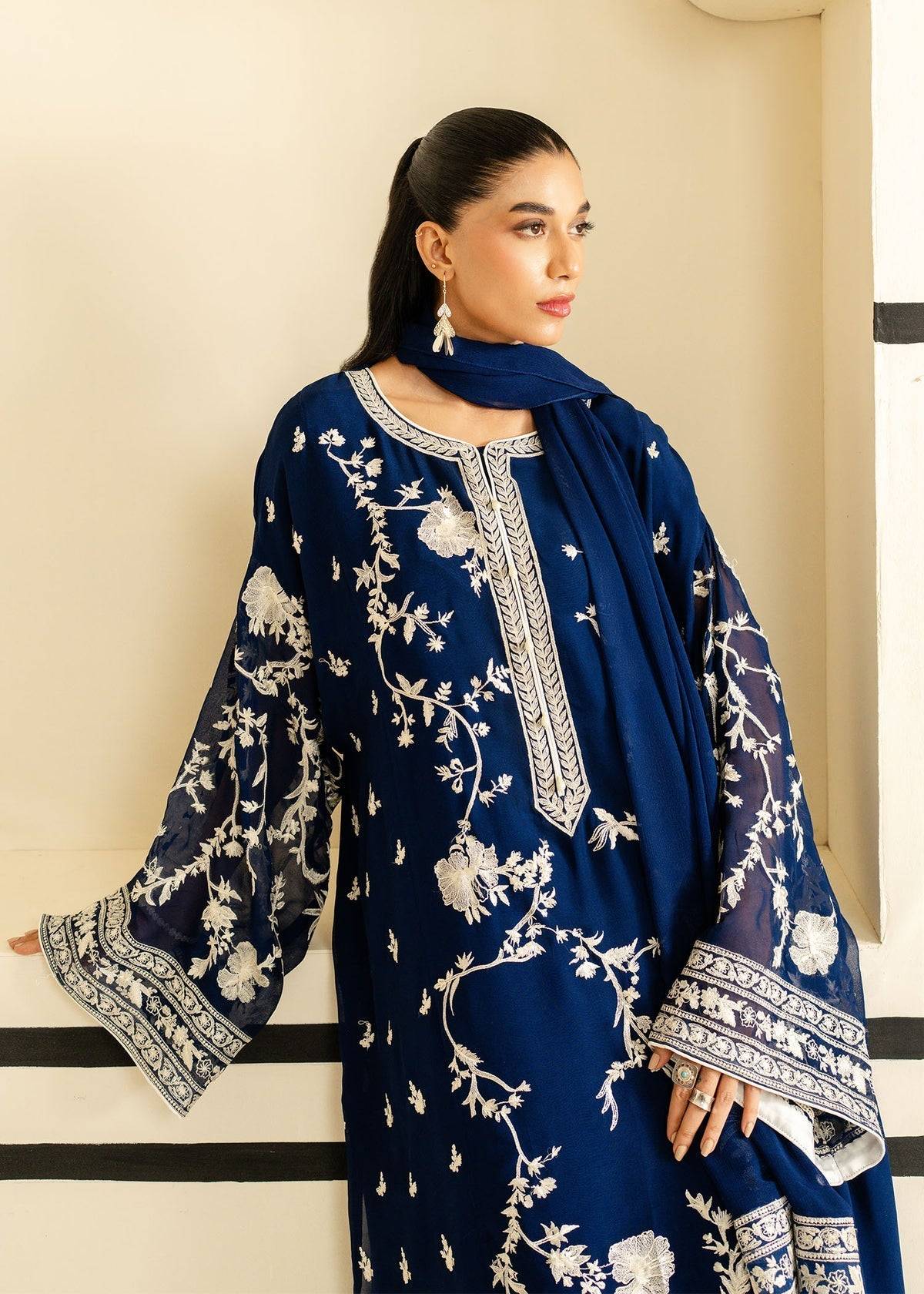 Mahgul | Nooreh Luxe | Nocturne Bloom - Pakistani Designer Dress - by Mahgul | Type: Ladies Clothes - 100% Original at Saira Sultan
