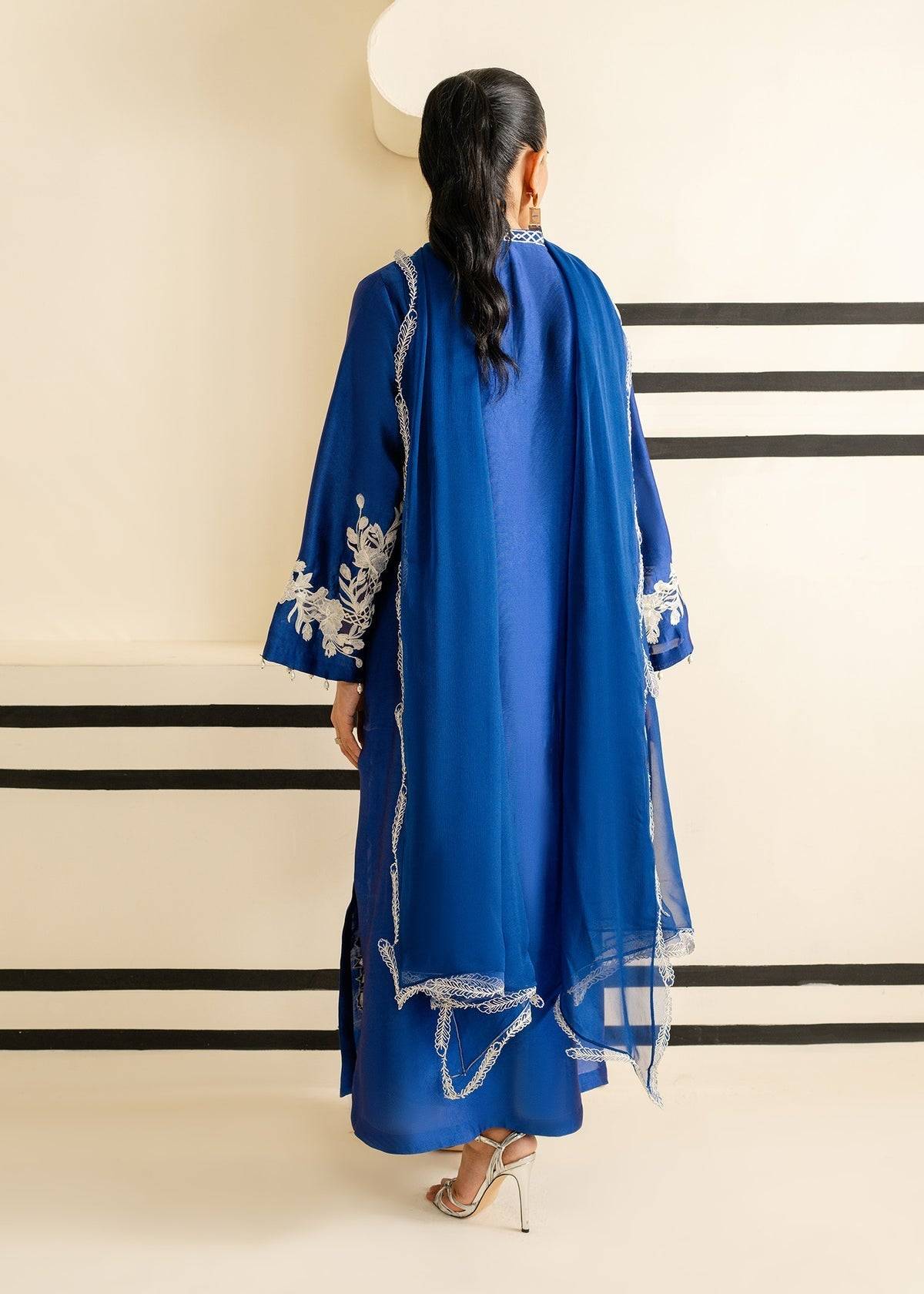 Mahgul | Nooreh Luxe | Sapphire Vine - Pakistani Designer Dress - by Mahgul | Type: Ladies Clothes - 100% Original at Saira Sultan