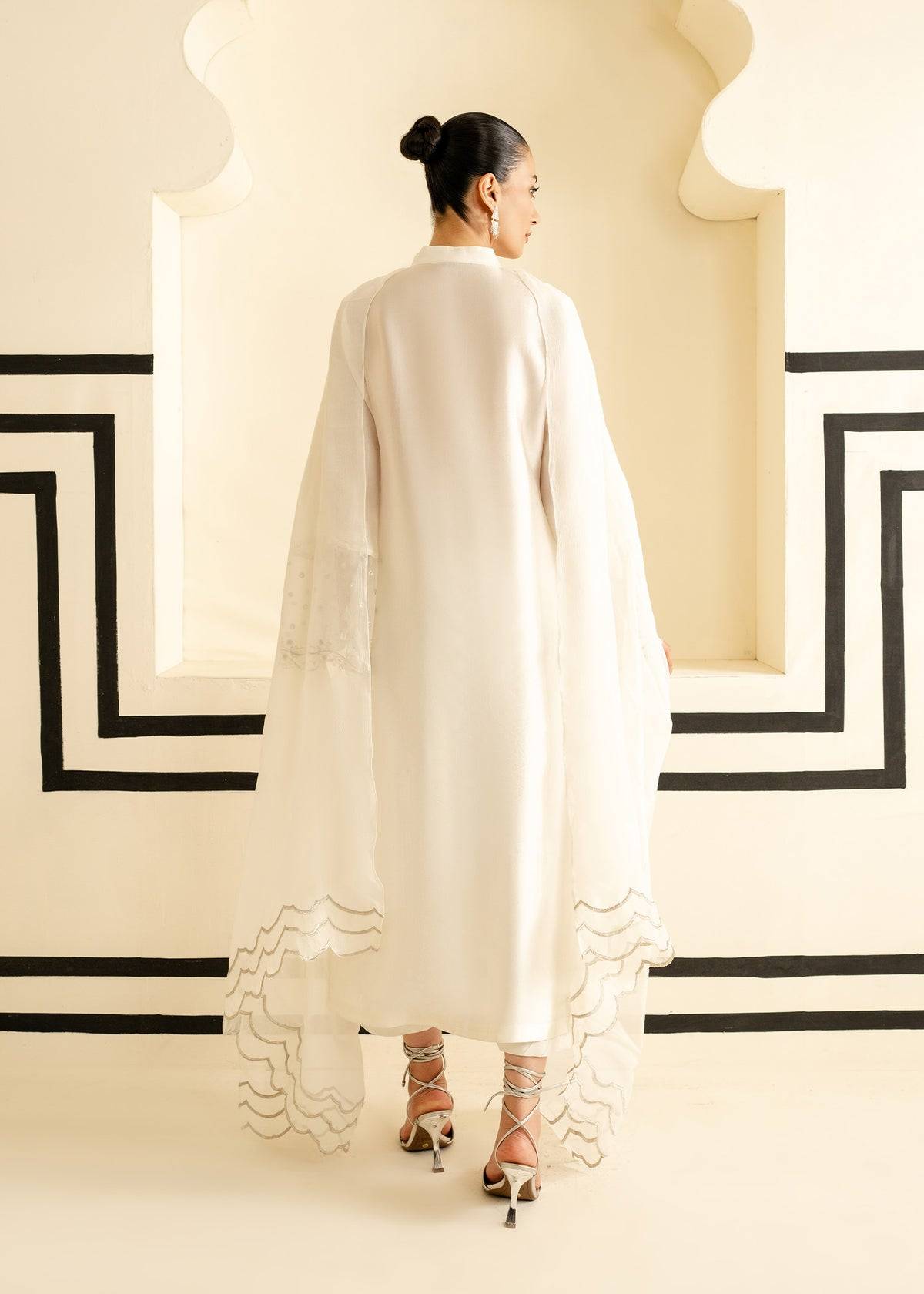Mahgul | Nooreh Luxe | Ivory Grace - Pakistani Designer Dress - by Mahgul | Type: Ladies Clothes - 100% Original at Saira Sultan