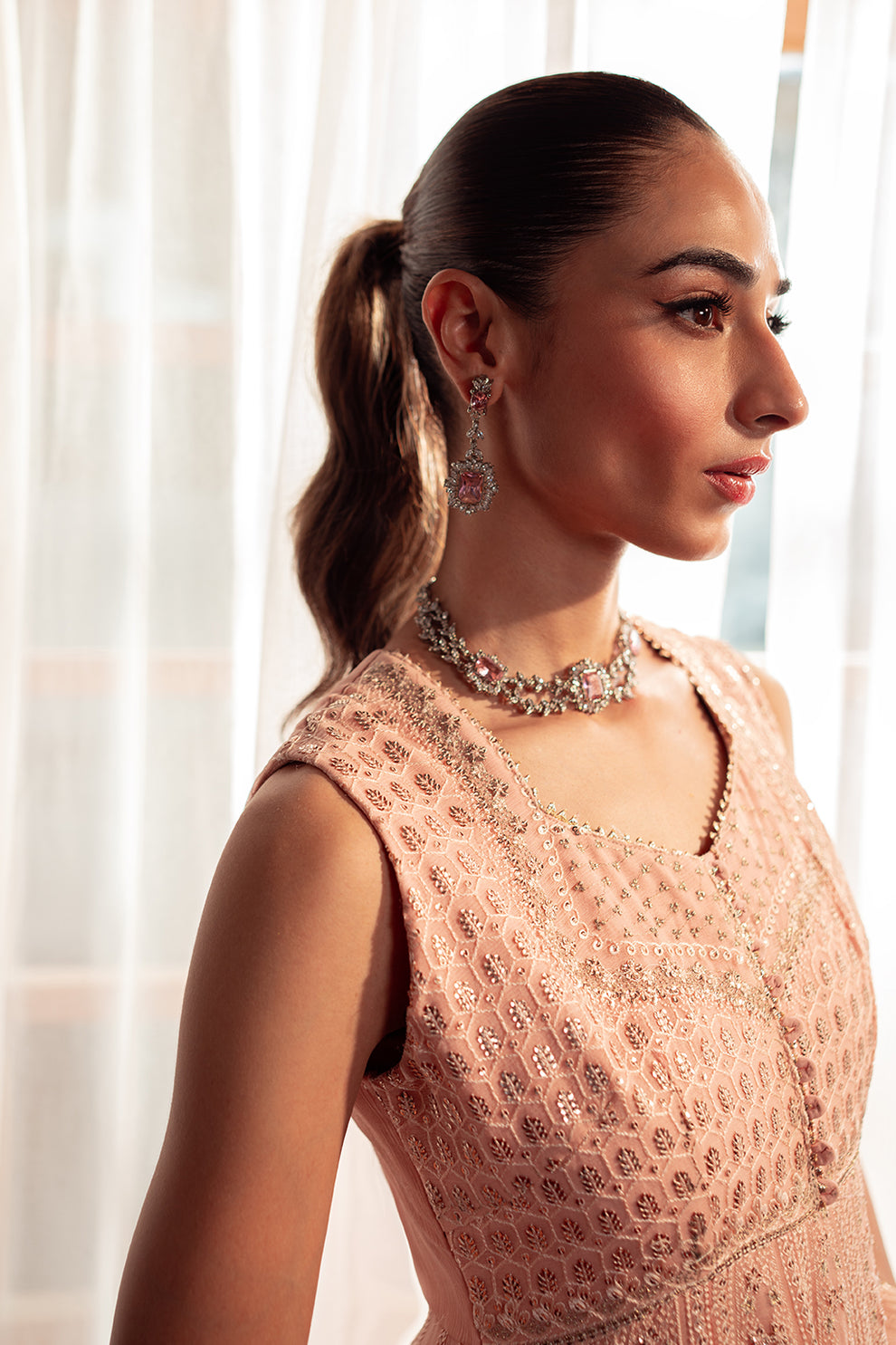 Neeshay | Dastaan Luxury Chiffon | Mehrbano - Pakistani Designer Dress - by Neeshay | Type: Formal - 100% Original at Saira Sultan