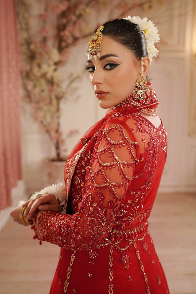Maryams | Tabeer Luxury Collection | Samira XL Red Net