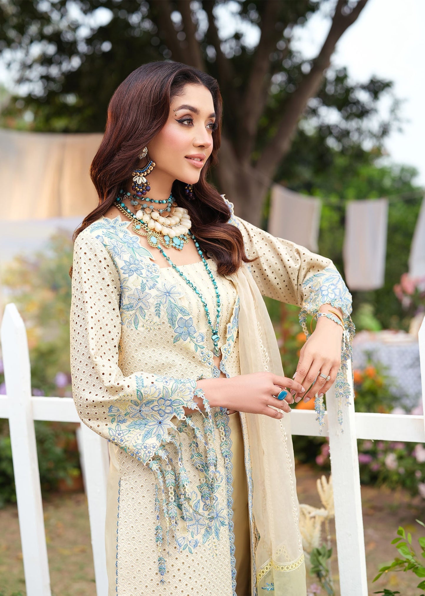Zarizaa | Echelon Lawn | LAGOON - Pakistani Designer Dress - by Zarizaa - Type : Ladies Clothes - 100% Original at Saira Sultan