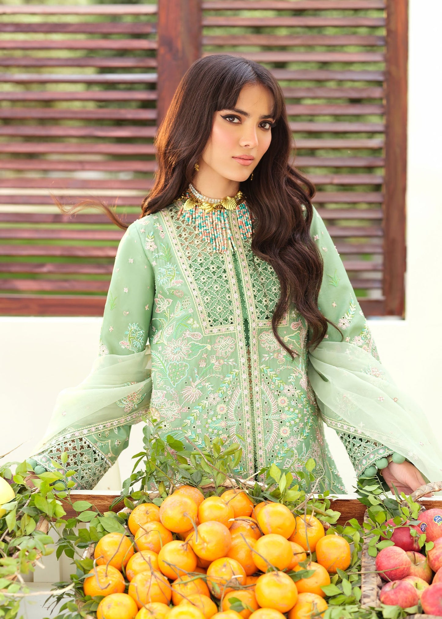 Zarizaa | Echelon Lawn | PATINA - Pakistani Designer Dress - by Zarizaa - Type : Ladies Clothes - 100% Original at Saira Sultan