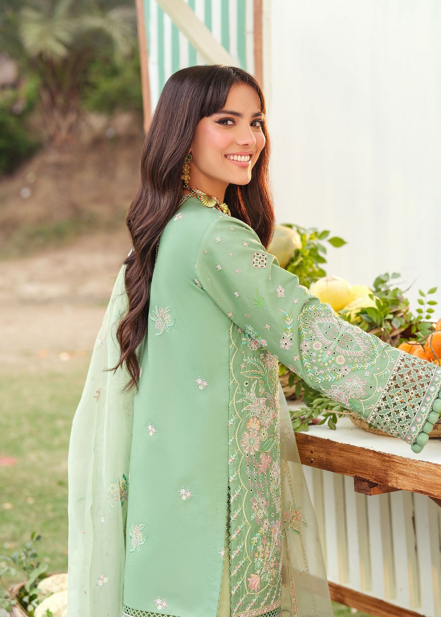 Zarizaa | Echelon Lawn | PATINA - Pakistani Designer Dress - by Zarizaa - Type : Ladies Clothes - 100% Original at Saira Sultan