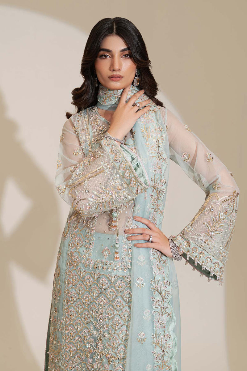 Enzo | Etoile Filante Luxury Collection | LUBOV L Ice Blue Organza