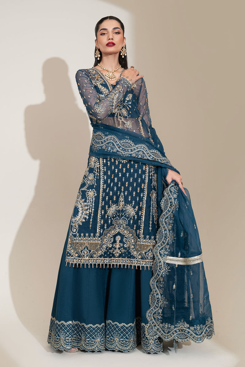 Enzo | Etoile Filante Luxury Collection | ESPOIR XL Teal Blue Organza