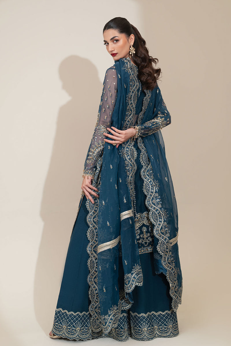 Enzo | Etoile Filante Luxury Collection | ESPOIR S Teal Blue Organza