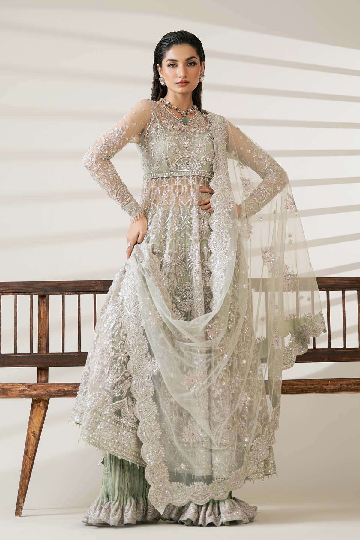 Enzo | Etoile Filante Luxury Collection | AMARI S Mint Green Net