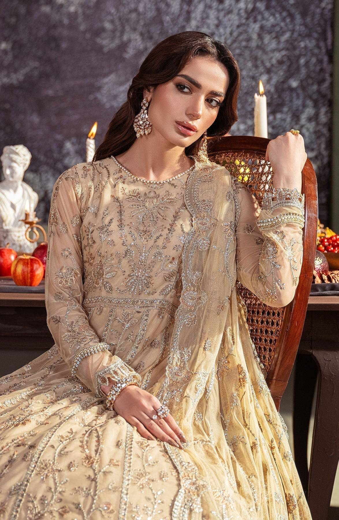 Zarif | Heritage Formals | ZHF 01 AVELINA - Pakistani Designer Dress - by Zarif | Type: Formal - 100% Original at Saira Sultan