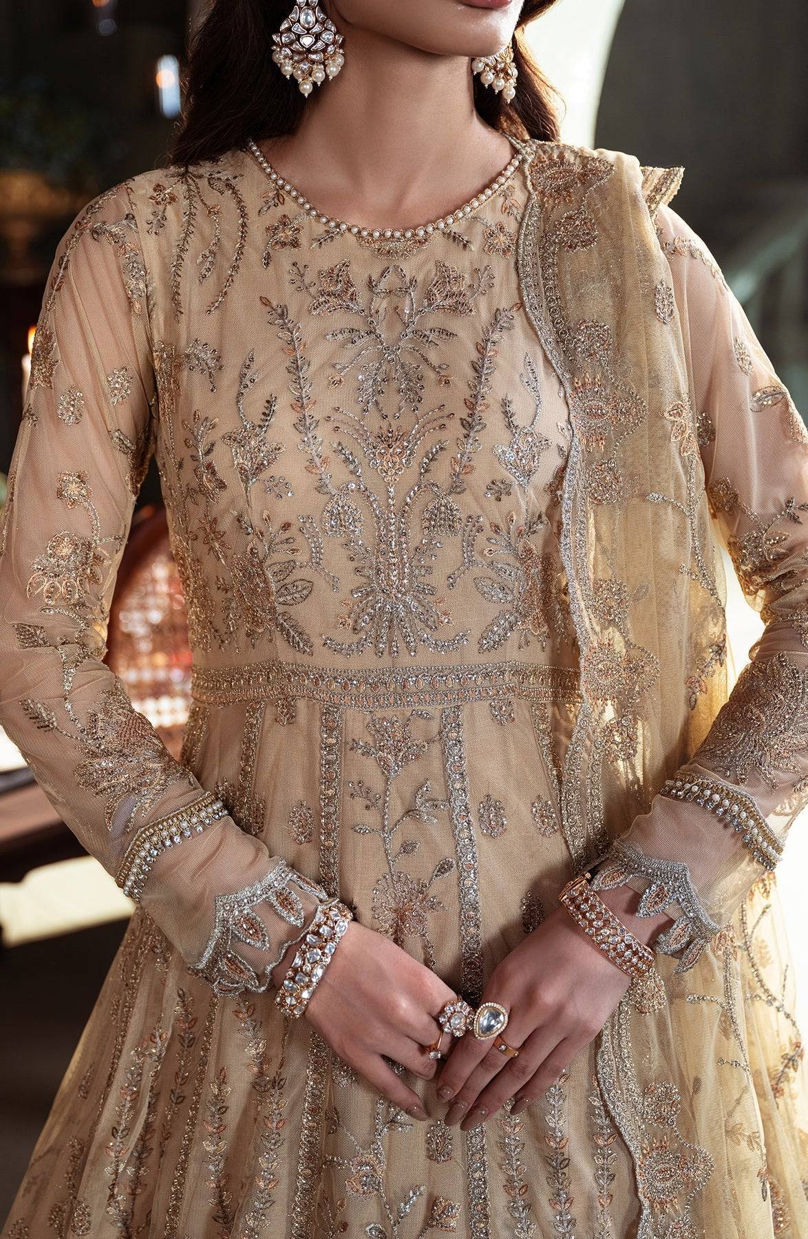 Zarif | Heritage Formals | ZHF 01 AVELINA - Pakistani Designer Dress - by Zarif | Type: Formal - 100% Original at Saira Sultan