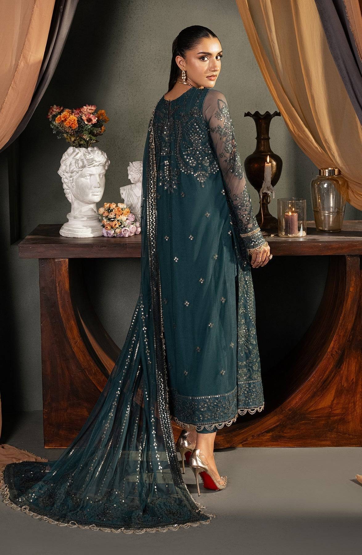 Zarif | Heritage Formals | ZHF 04 ARHA - Pakistani Designer Dress - by Zarif | Type: Formal - 100% Original at Saira Sultan