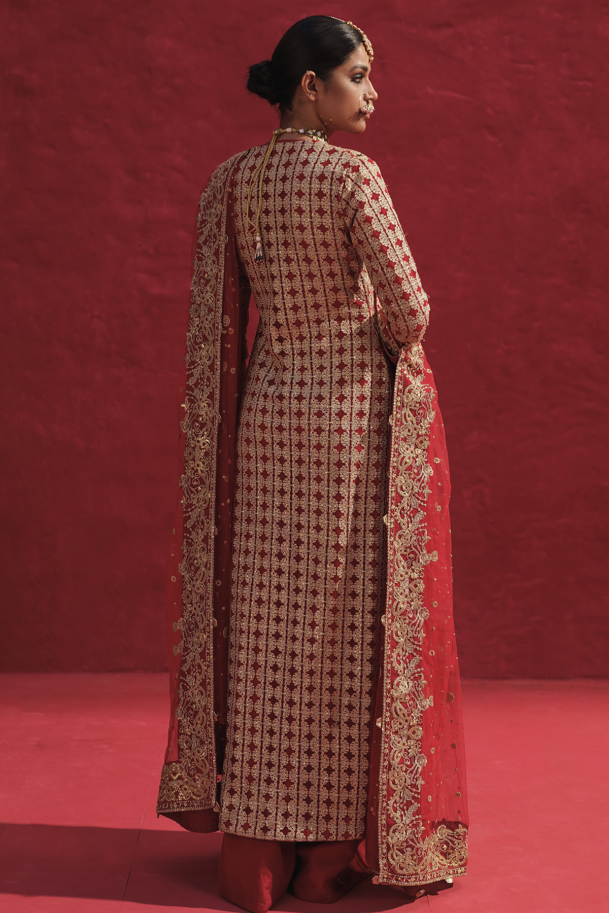 Erum Khan | Laal Rang | NIGAAR - Pakistani Designer Dress - by Erum Khan | Type: Bridal - 100% Original at Saira Sultan
