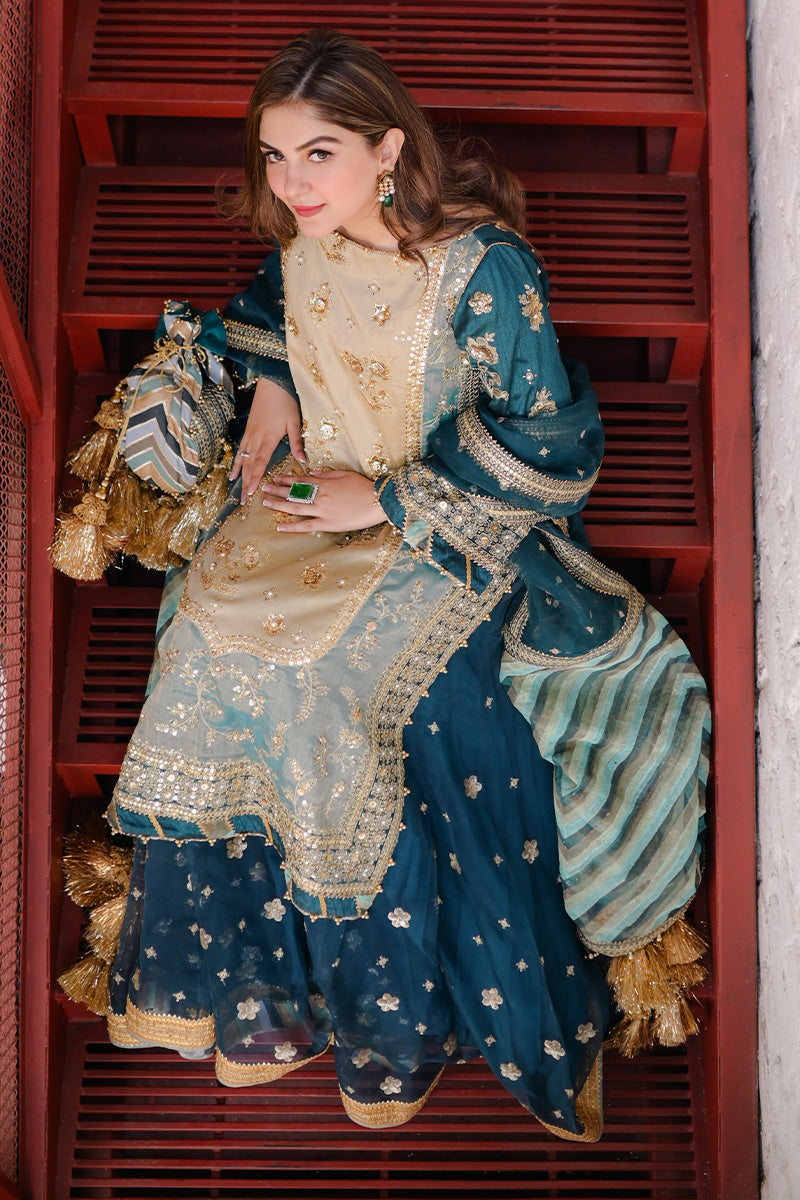 MNR | Zarlish Festive 25 | Rabia Jabbar in Lehar by MNR - Designer Dress - Type : Ladies Clothes - Available at Saira Sultan - 100% Original