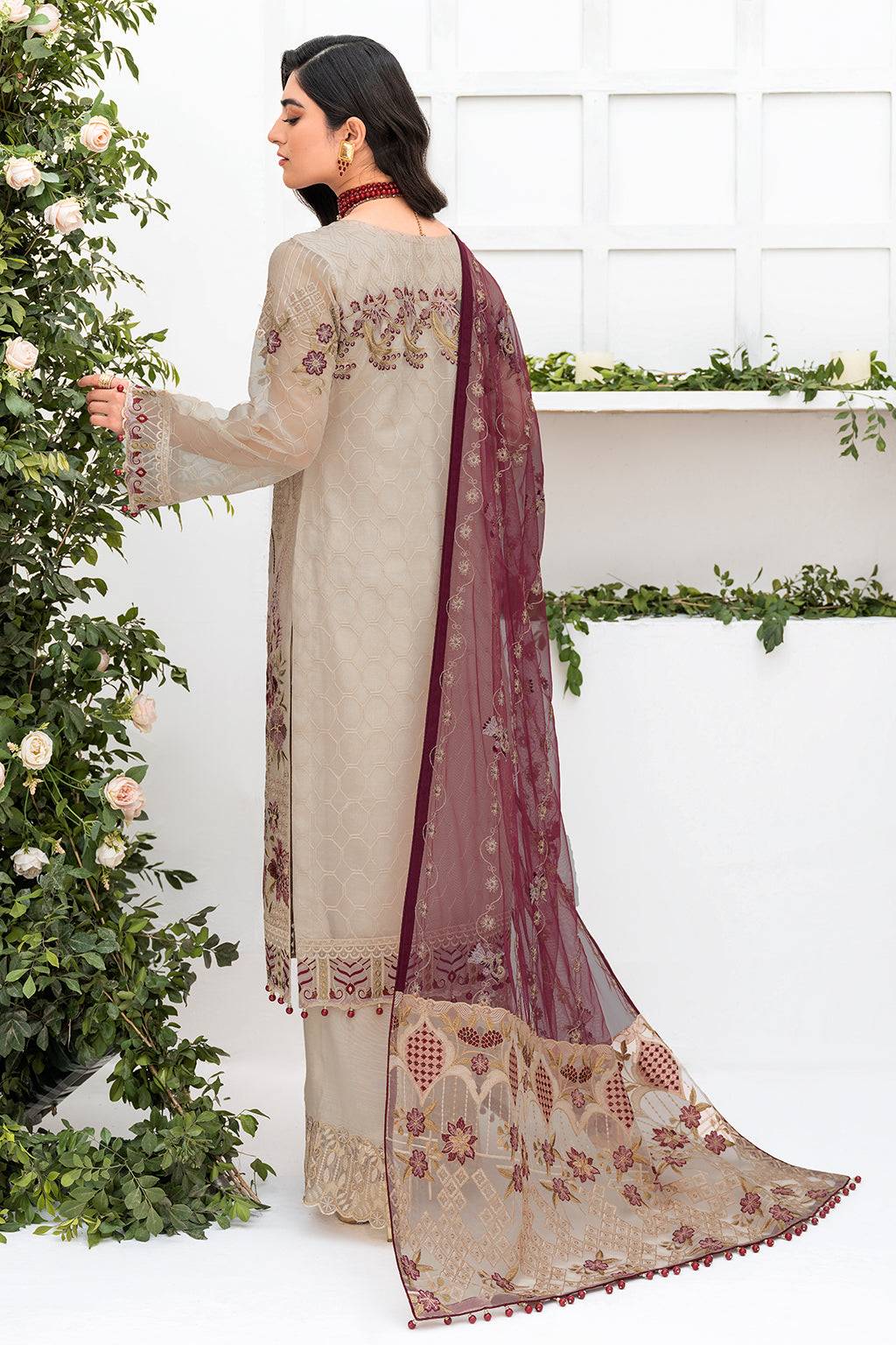 Ramsha | Minhal Organza Collection | M-806 - Pakistani Designer Dress - by Ramsha | Type: Formal - 100% Original at Saira Sultan