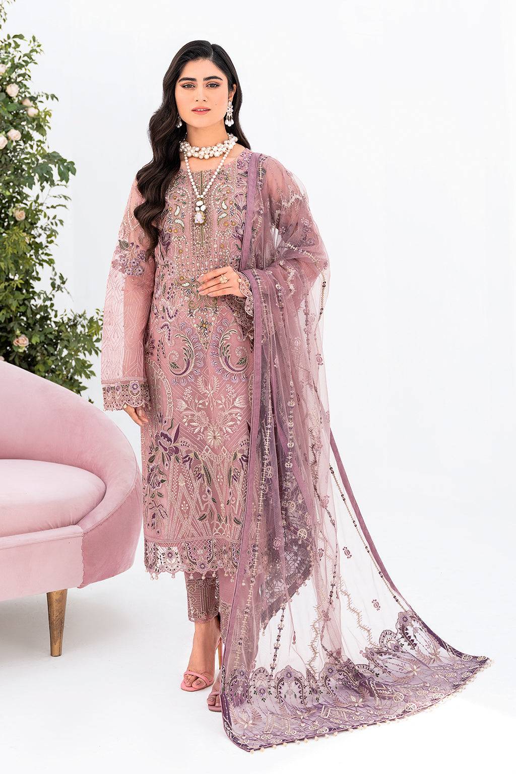 Ramsha | Minhal Organza Collection | M-804 - Pakistani Designer Dress - by Ramsha | Type: Formal - 100% Original at Saira Sultan