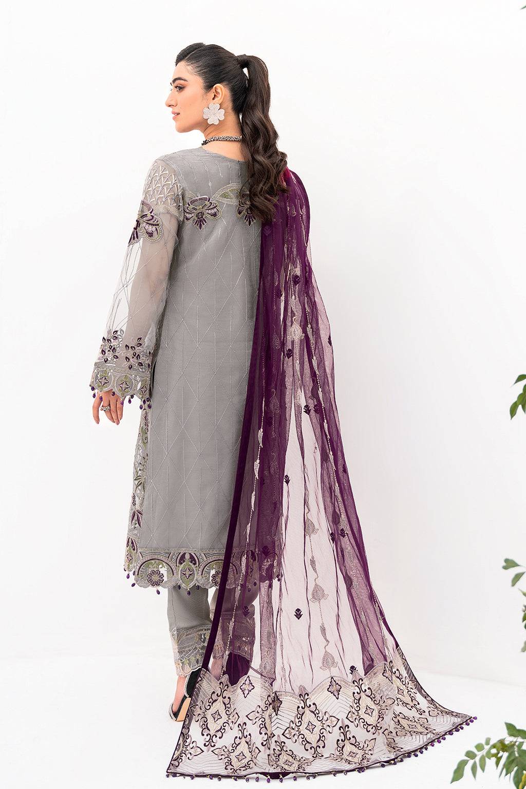 Ramsha | Minhal Organza Collection | M-801 - Pakistani Designer Dress - by Ramsha | Type: Formal - 100% Original at Saira Sultan