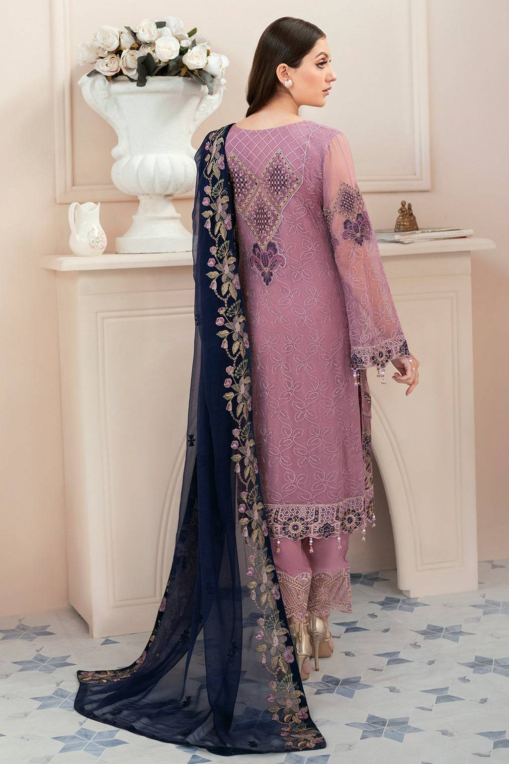 Ramsha | Rangoon Chiffon Collection 24 | D-910 - Pakistani Designer Dress - by Ramsha | Type: Formal - 100% Original at Saira Sultan