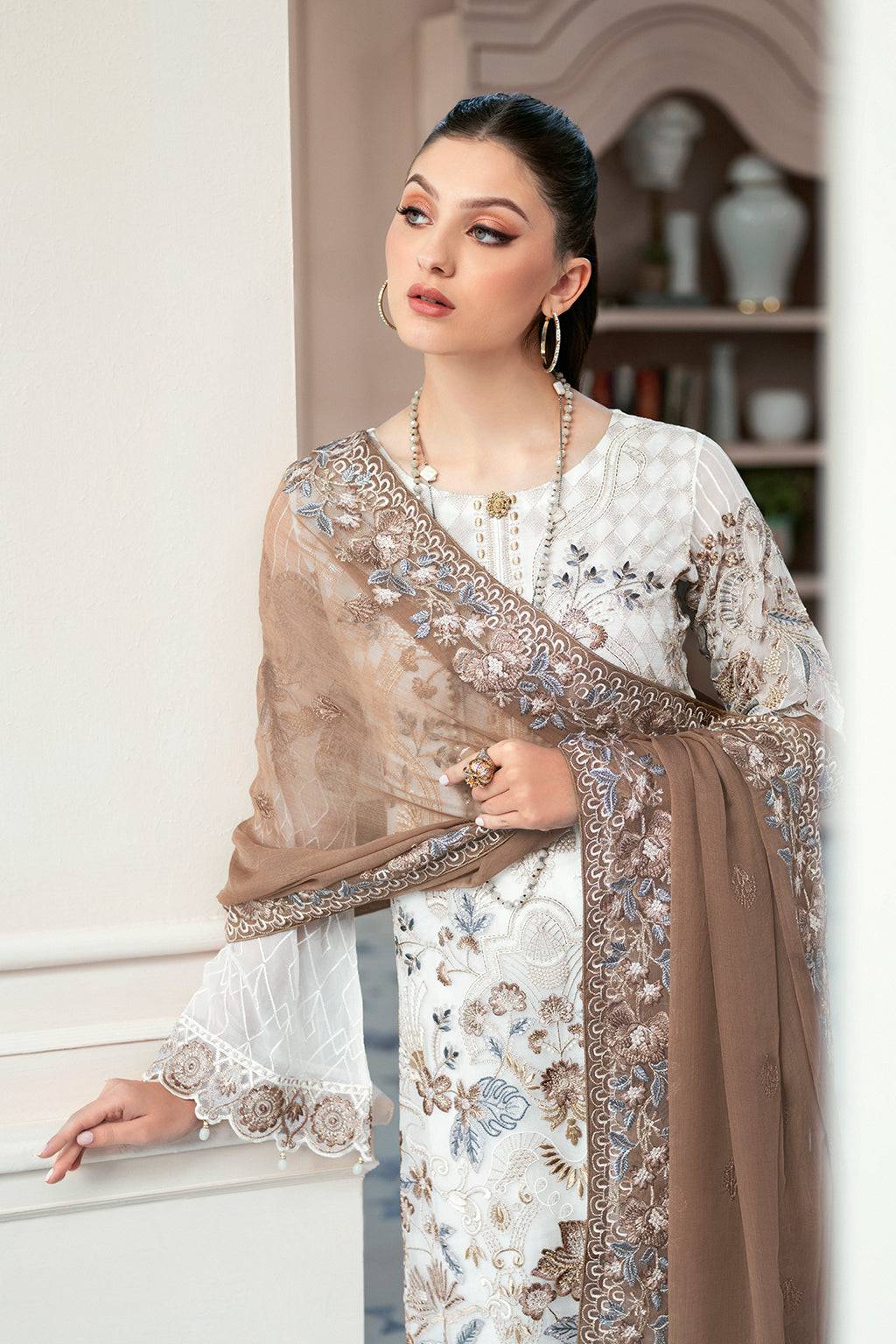 Ramsha | Rangoon Chiffon Collection 24 | D-911 - Pakistani Designer Dress - by Ramsha | Type: Formal - 100% Original at Saira Sultan