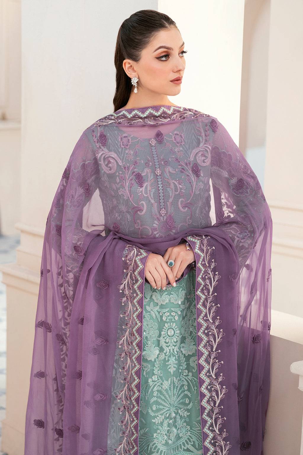 Ramsha | Rangoon Chiffon Collection 24 | D-902 - Pakistani Designer Dress - by Ramsha | Type: Formal - 100% Original at Saira Sultan