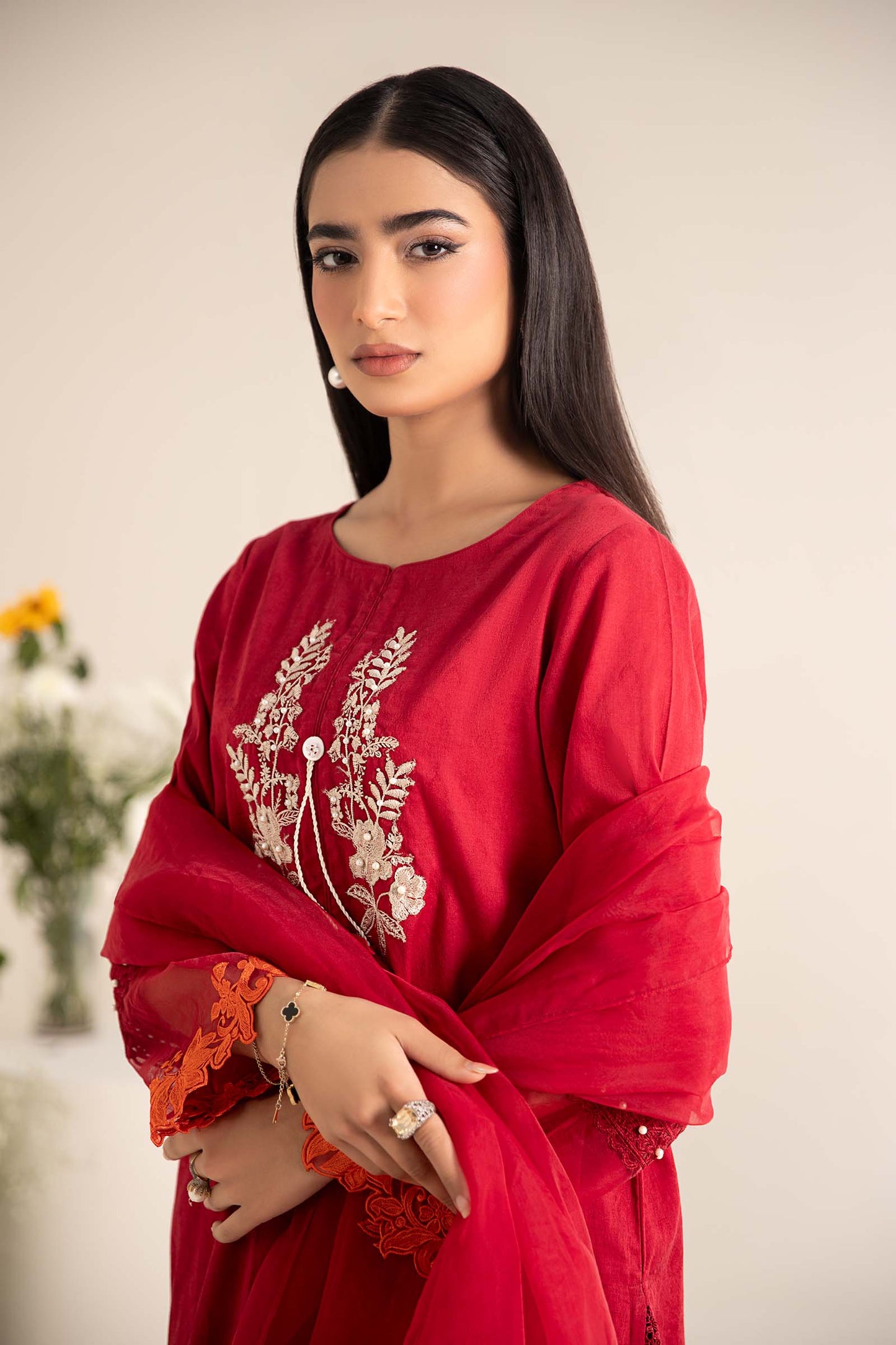 Maira B | Ready to Wear | DW-EF25-15 M Red