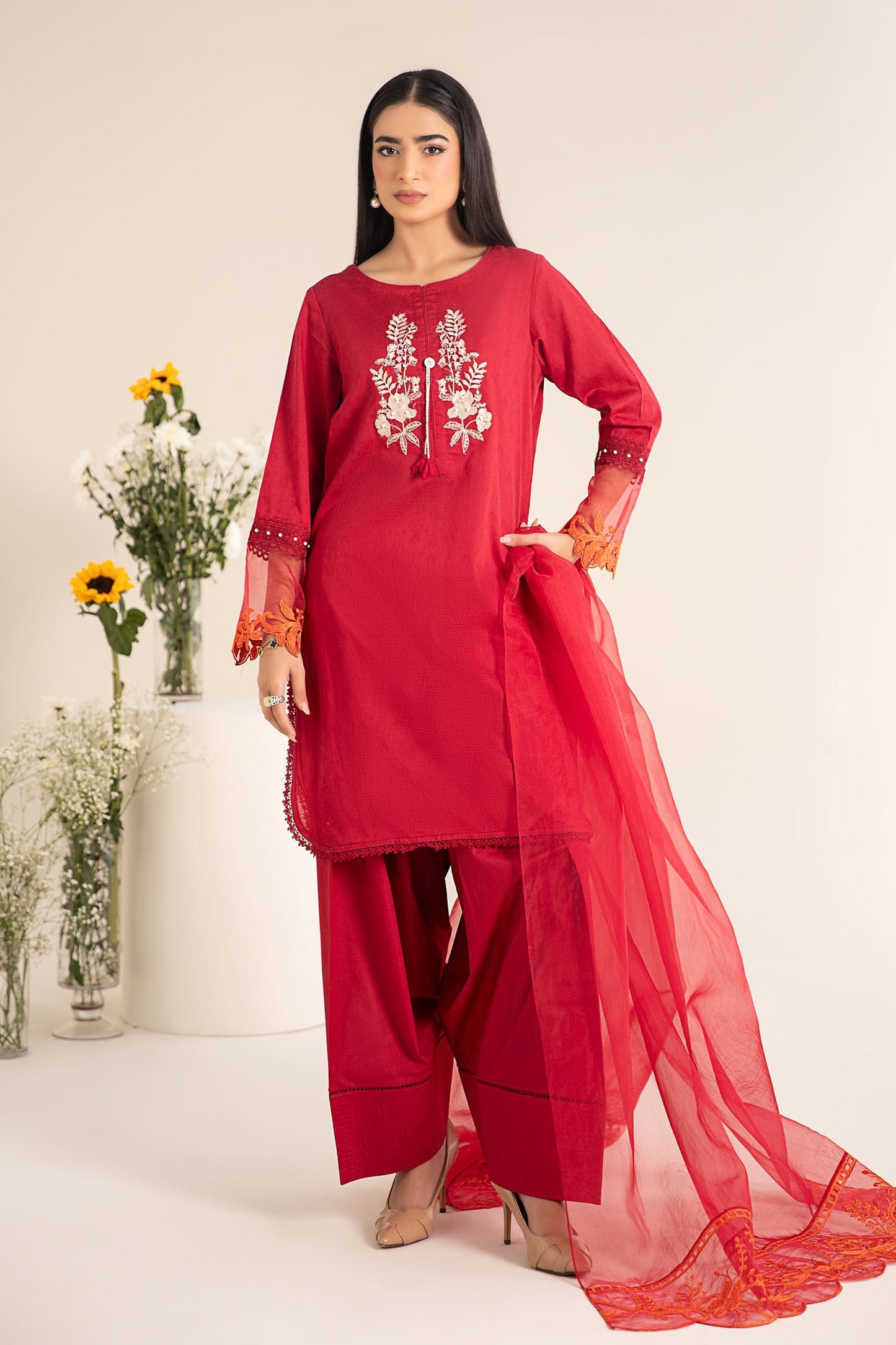 Maira B | Ready to Wear | DW-EF25-15 XS Red