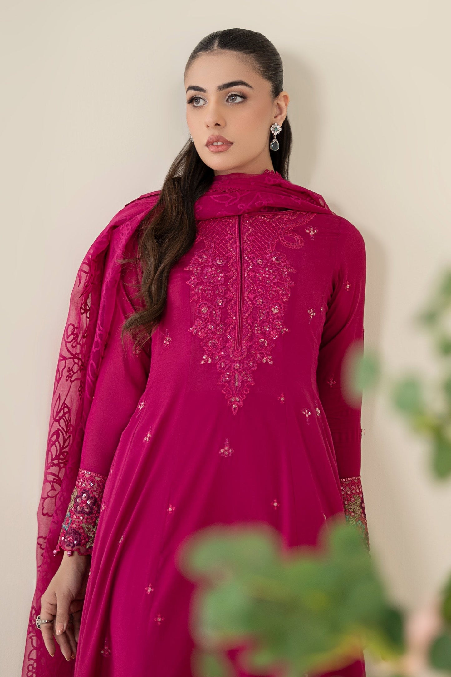 Maria B | Luxury Pret 25 | DW-EA25-08 L Candy Pink Lawn