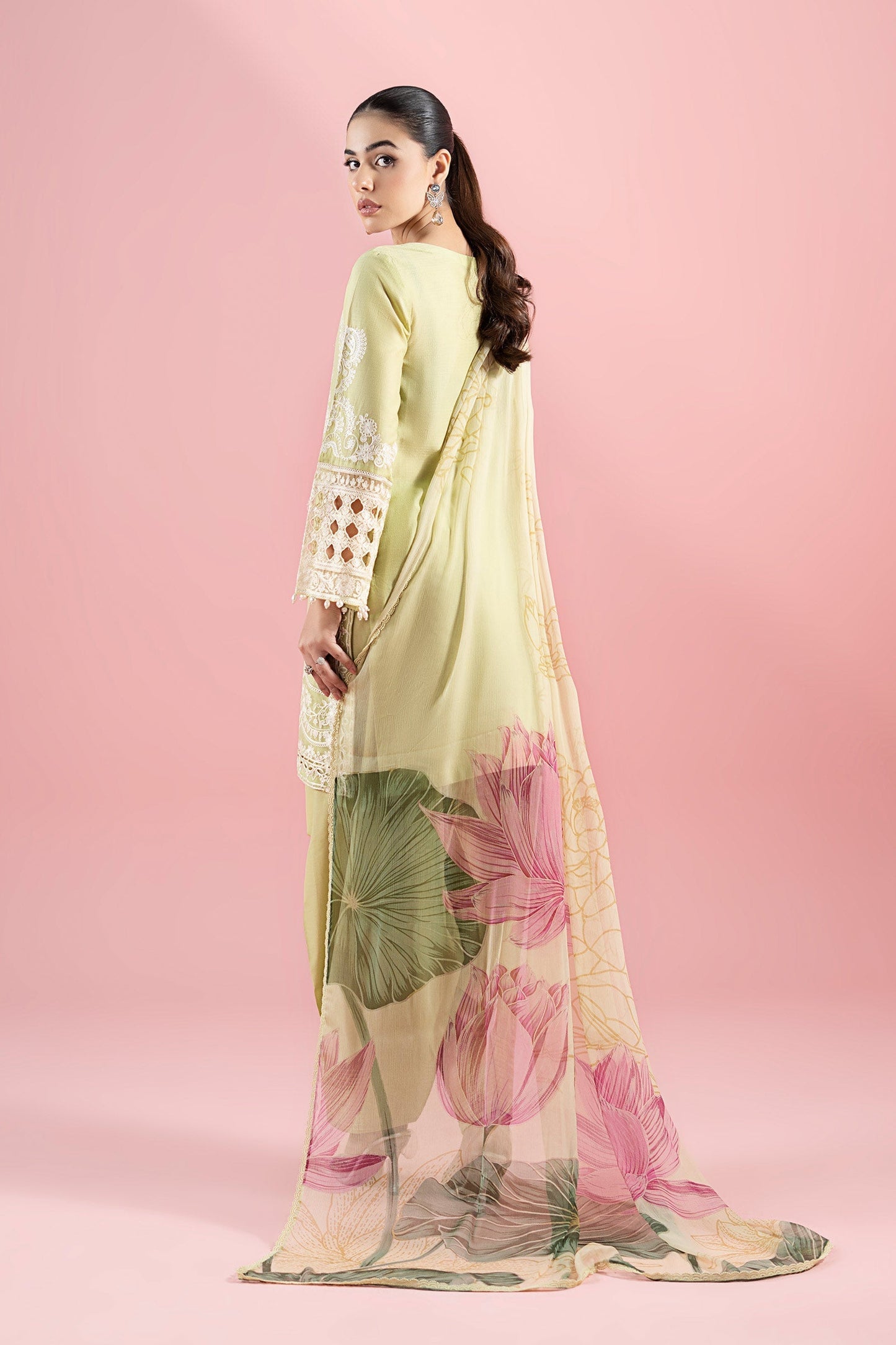 Maria B | Luxury Pret 25 | DW-EA25-66 M Neon Mint Dobby