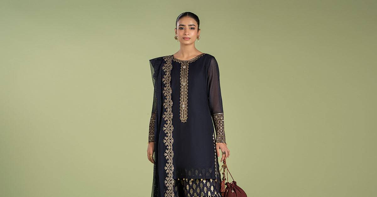 Maria B | Casual Pret 2024 | DW-EF24-104 - Pakistani Designer Dress - by Maria B | Type: Casuals - 100% Original at Saira Sultan