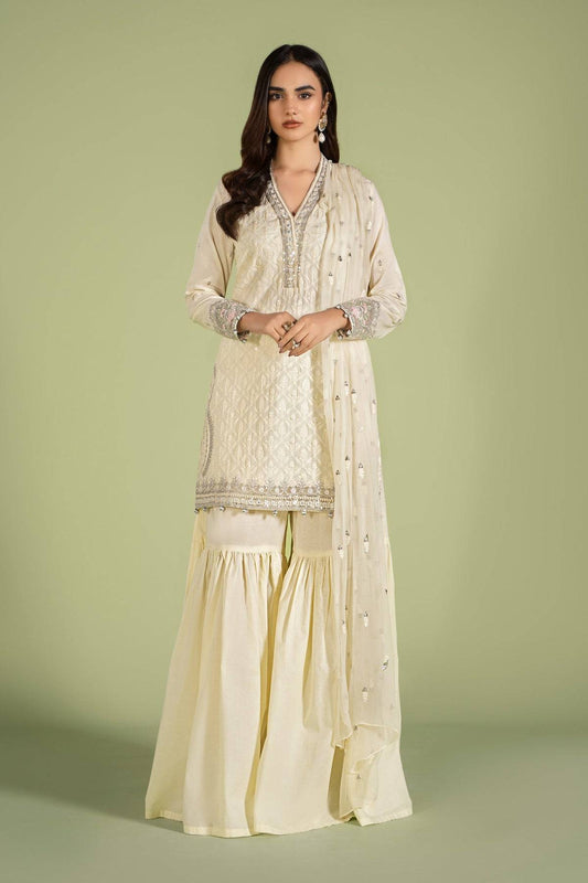 Maria B | Casual Pret 2024 | DW-EF24-11 - Pakistani Designer Dress - by Maria B | Type: Casuals - 100% Original at Saira Sultan