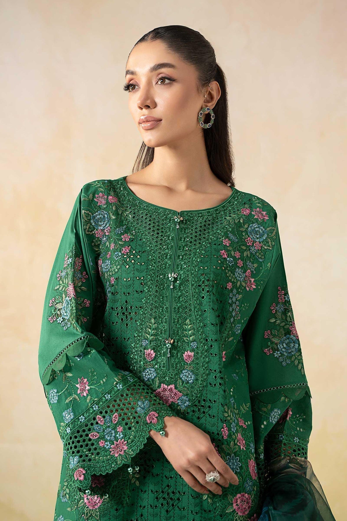 Maria B | Formal Wears | DW-EF25-04 M Green Lawn