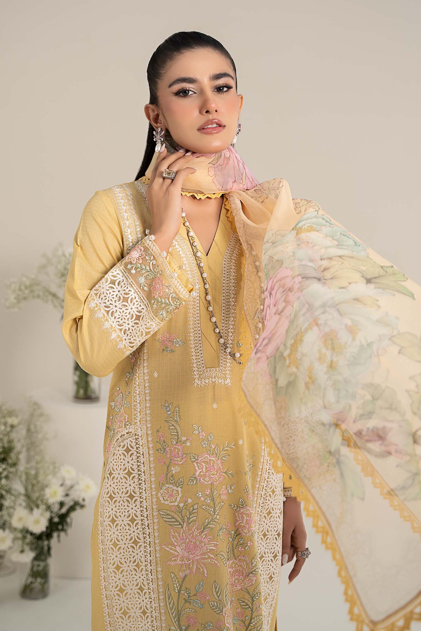 Maira B | Ready to Wear | DW-EF25-151 S Yellow