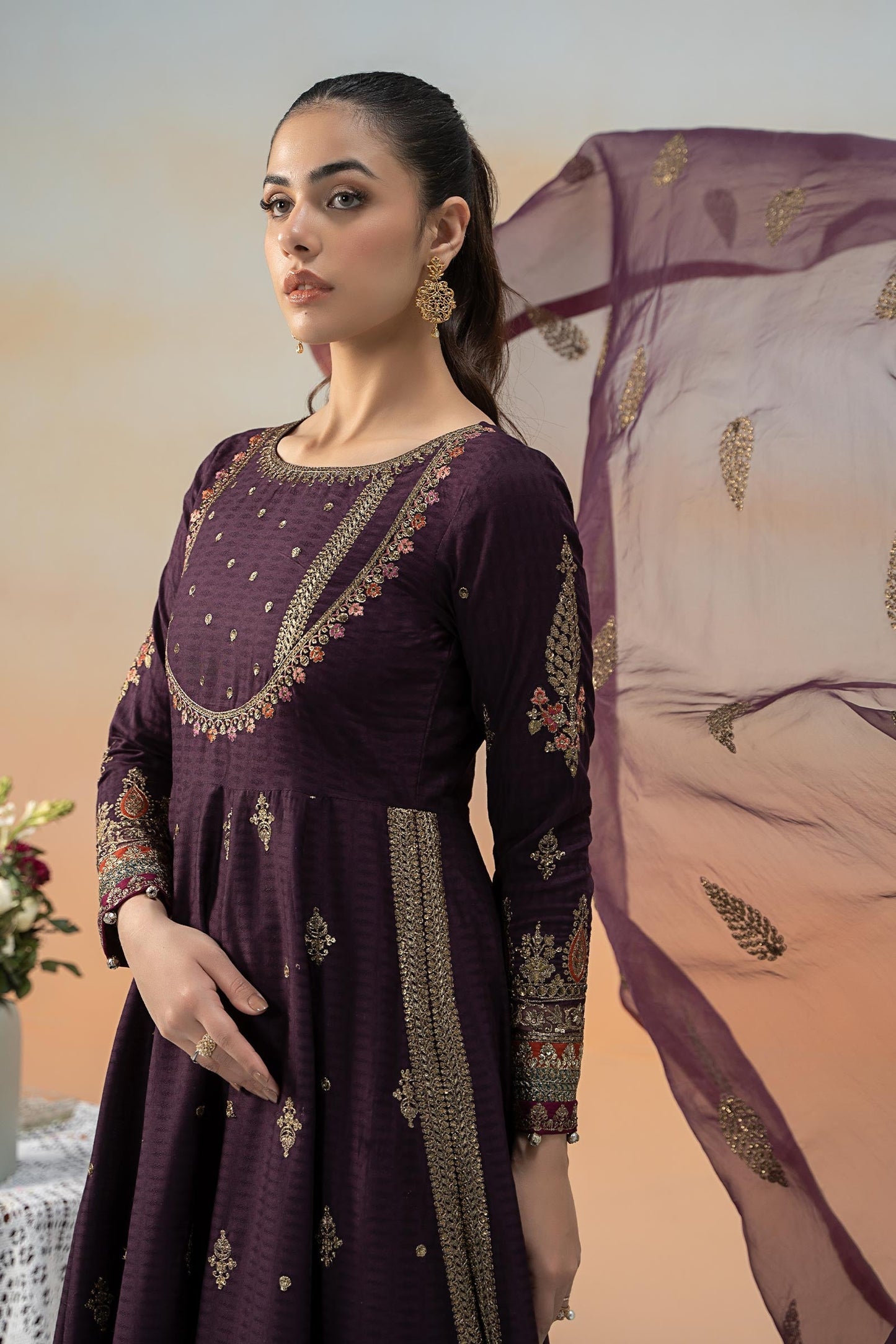 Maira B | Ready to Wear | DW-EF25-68 S Purple