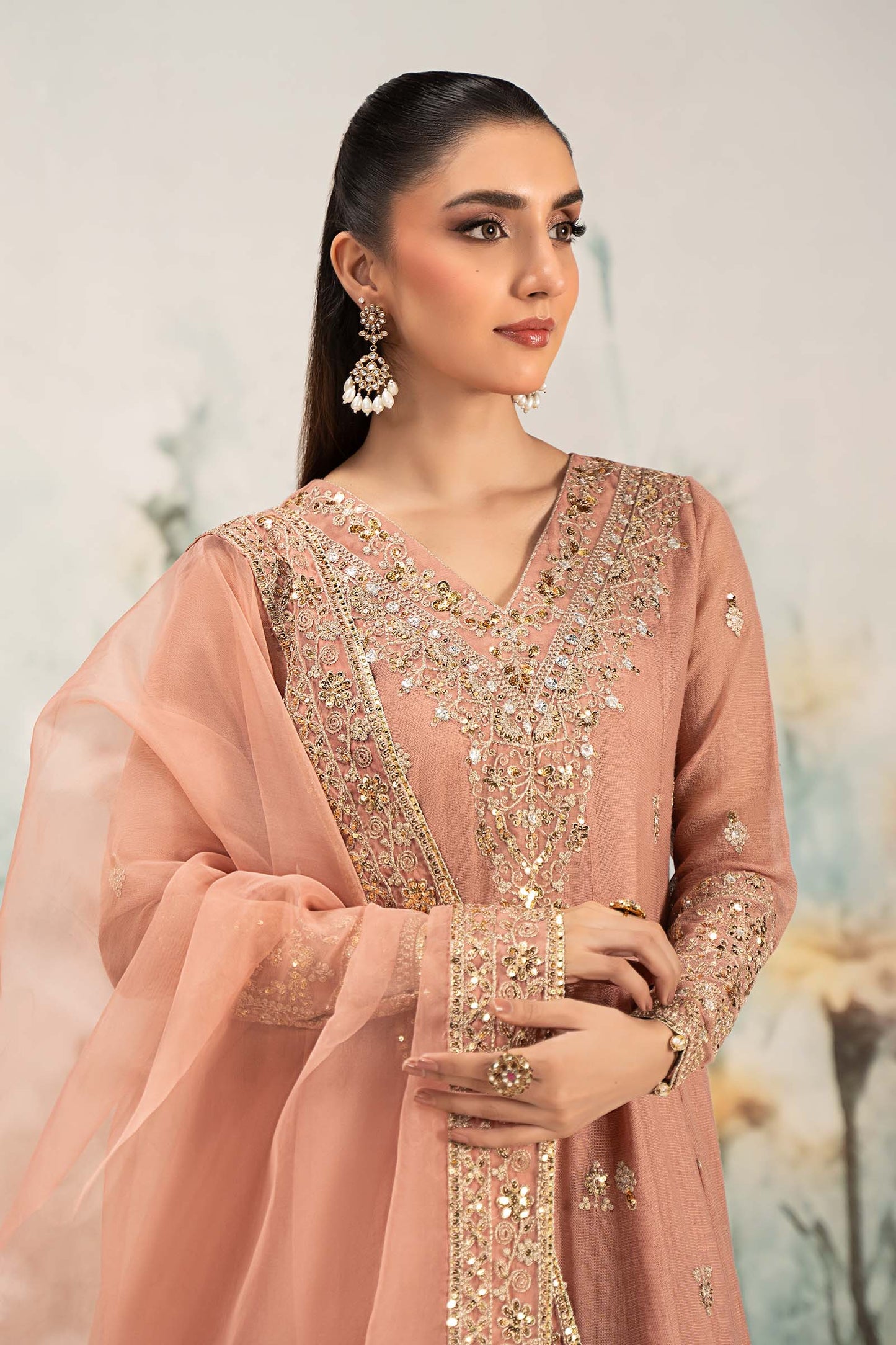 Maira B | Ready to Wear | DW-EF25-88 XL Pink