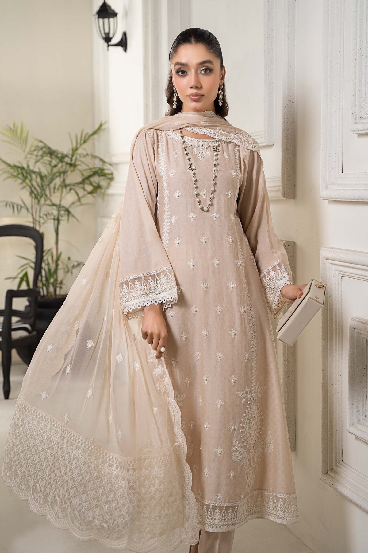 Maria B | Casual Pret 2024 | DW-EF24-117 - Pakistani Designer Dress - by Maria B | Type: Casuals - 100% Original at Saira Sultan
