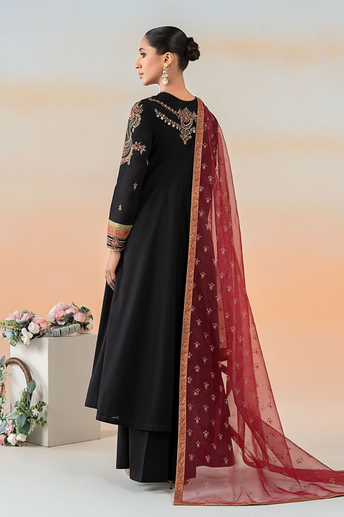 Maria B | Formal Wears | DW-EF25-60 S Black Lawn