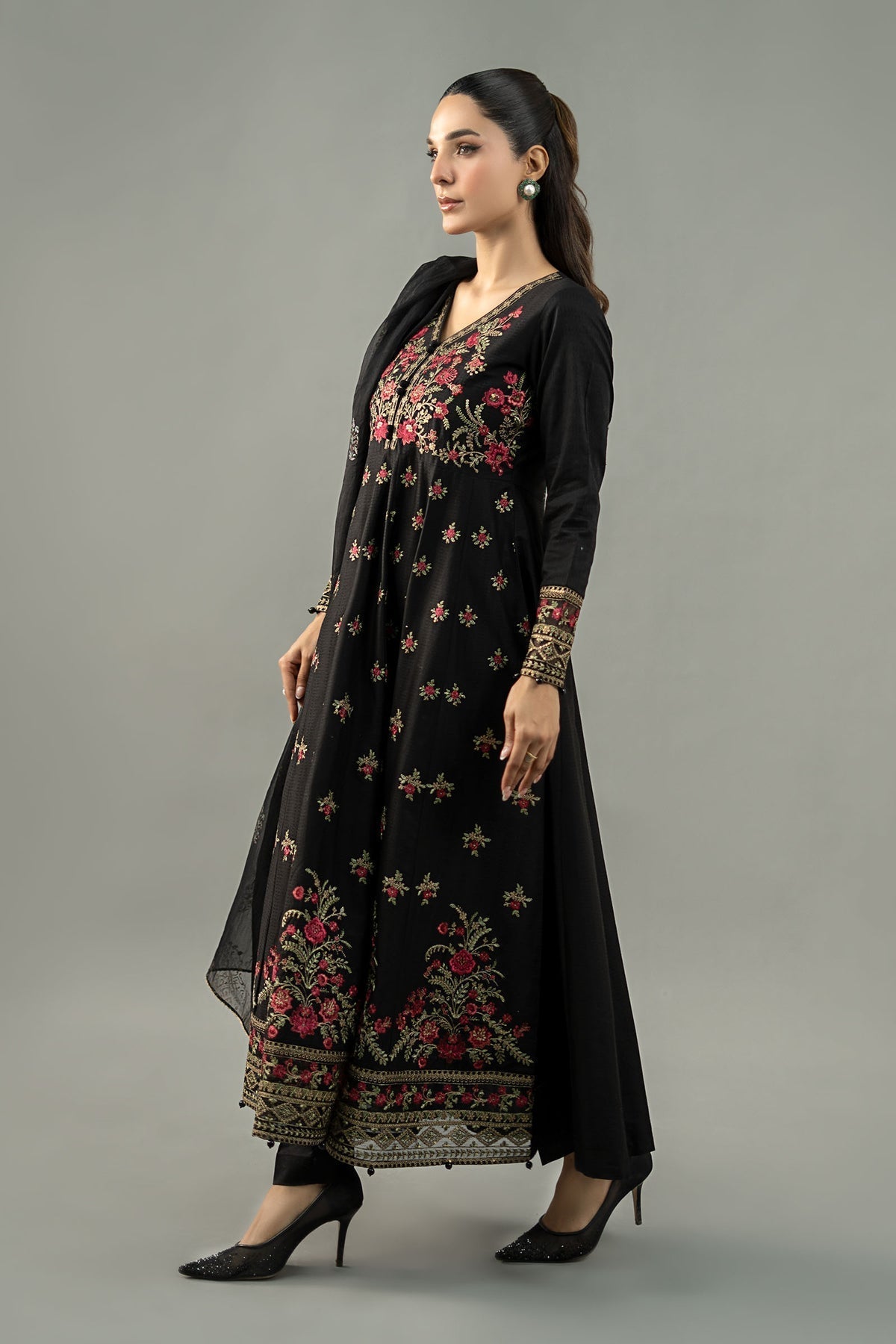 Maria B | Formal Wears | DW-EF25-76 XL Black Lawn
