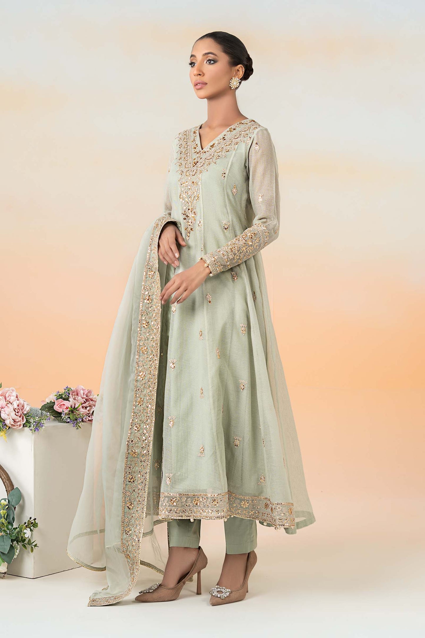 Maira B | Ready to Wear | DW-EF25-88 XL Green