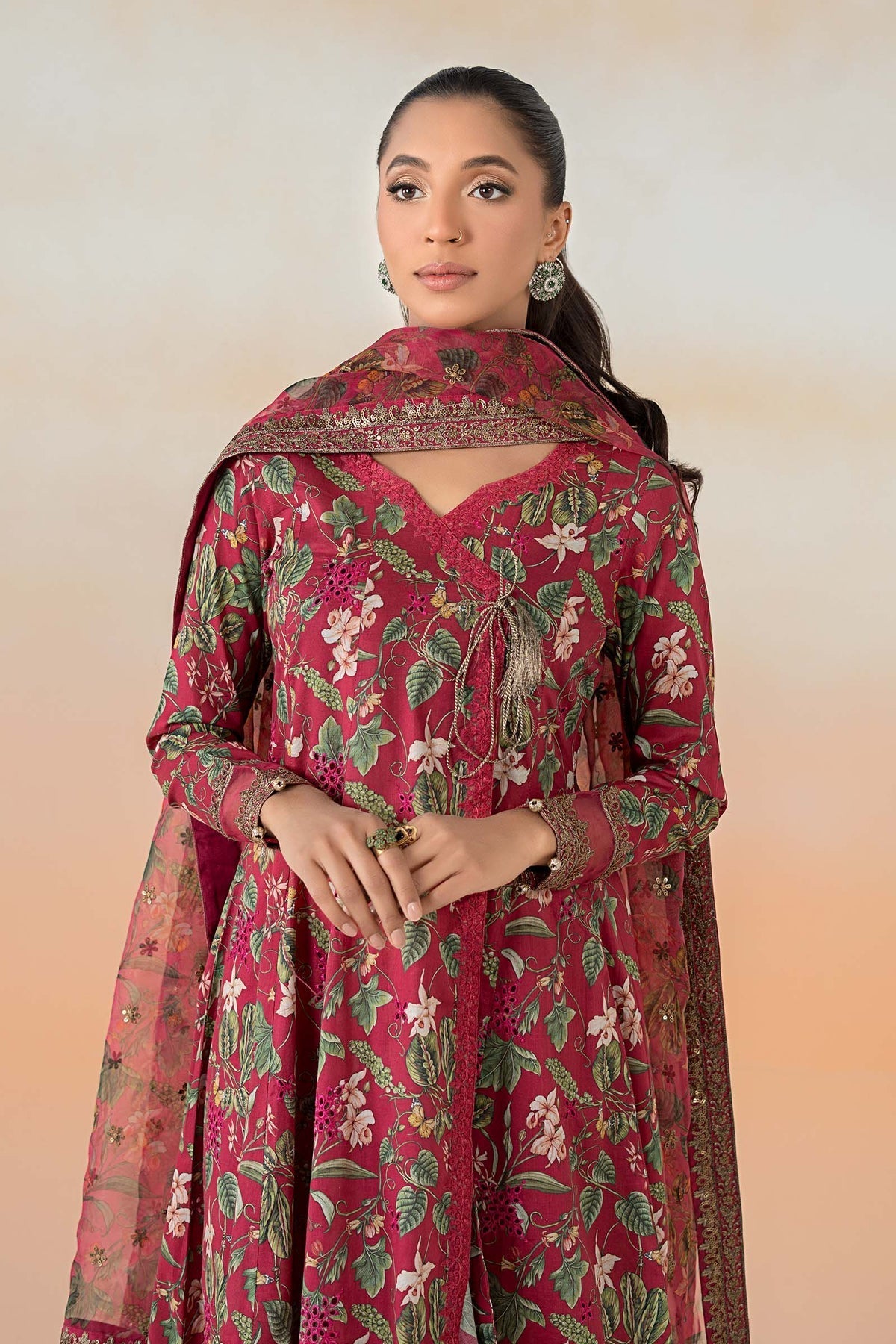 Maria B | Formal Wears | DW-EF25-90 L Candy Pink Lawn