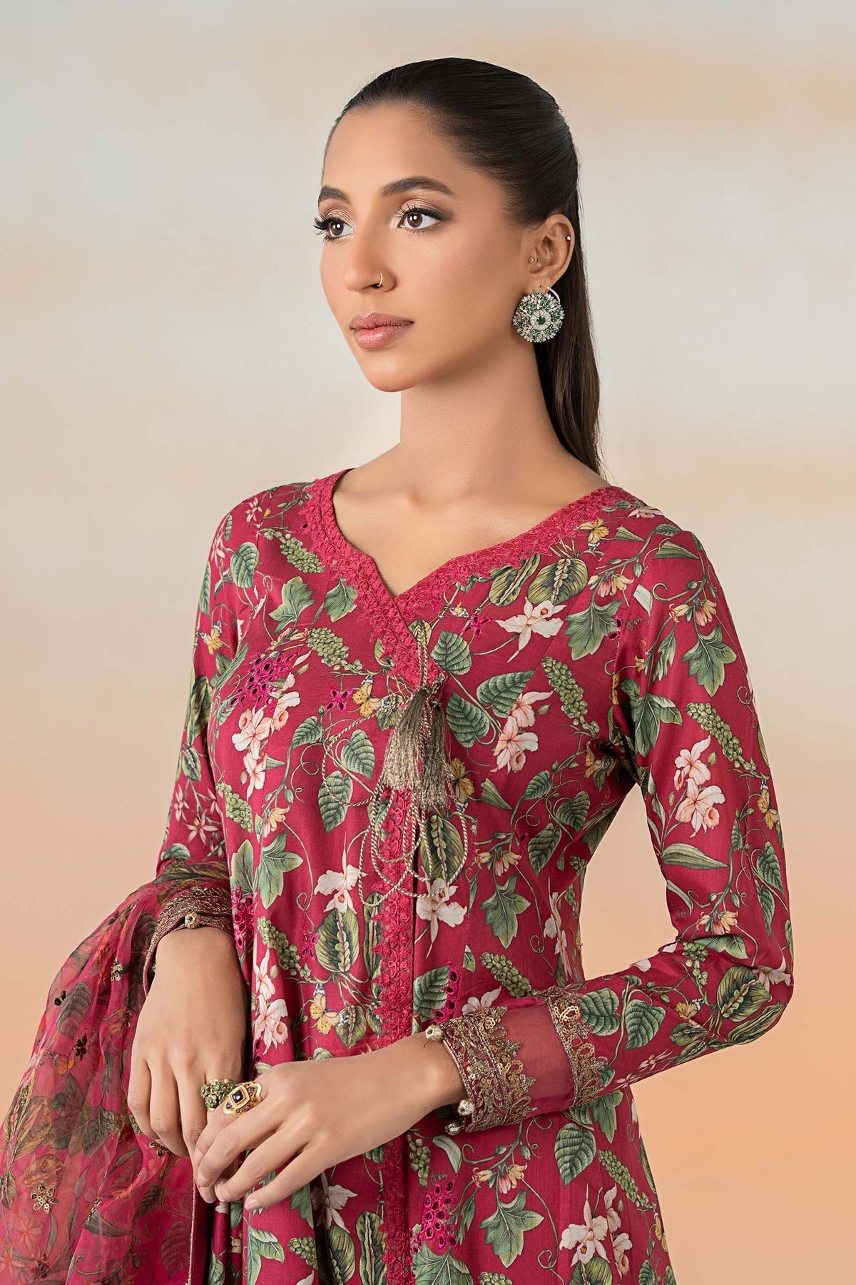 Maria B | Formal Wears | DW-EF25-90 M Candy Pink Lawn