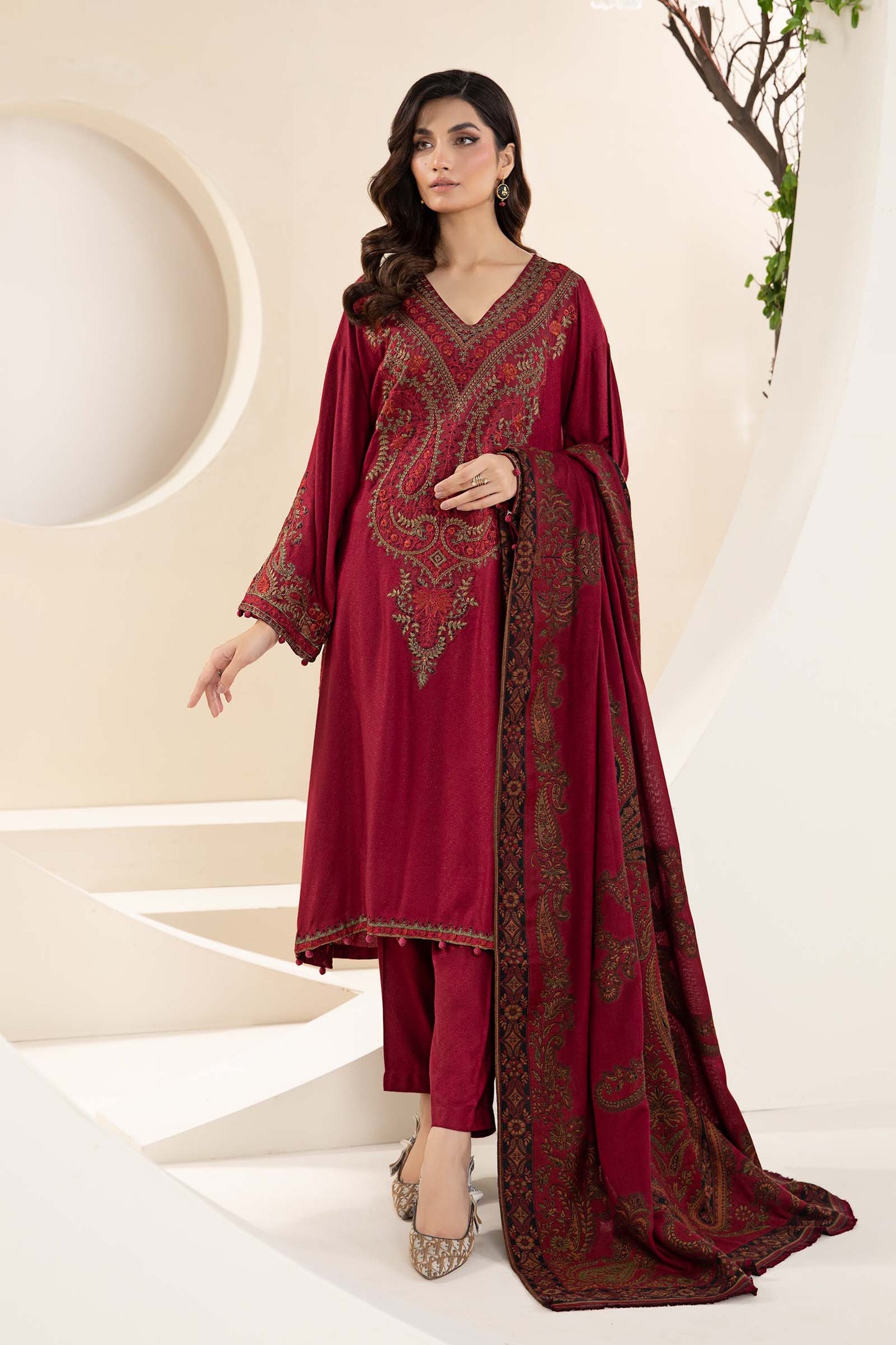 Maira B | Ready to Wear | DW-W24-100 XS Red