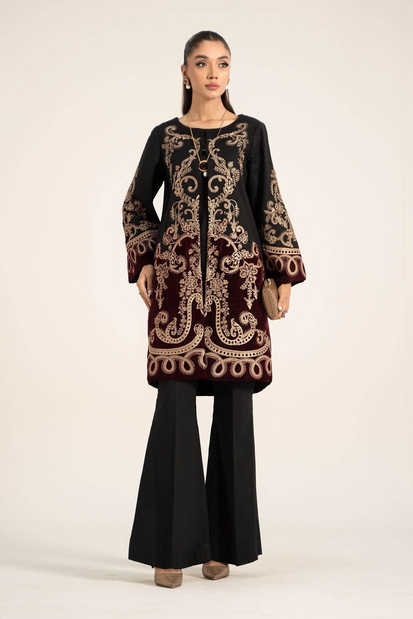 Maira B | Ready to Wear | DW-W24-113 XS Maroon