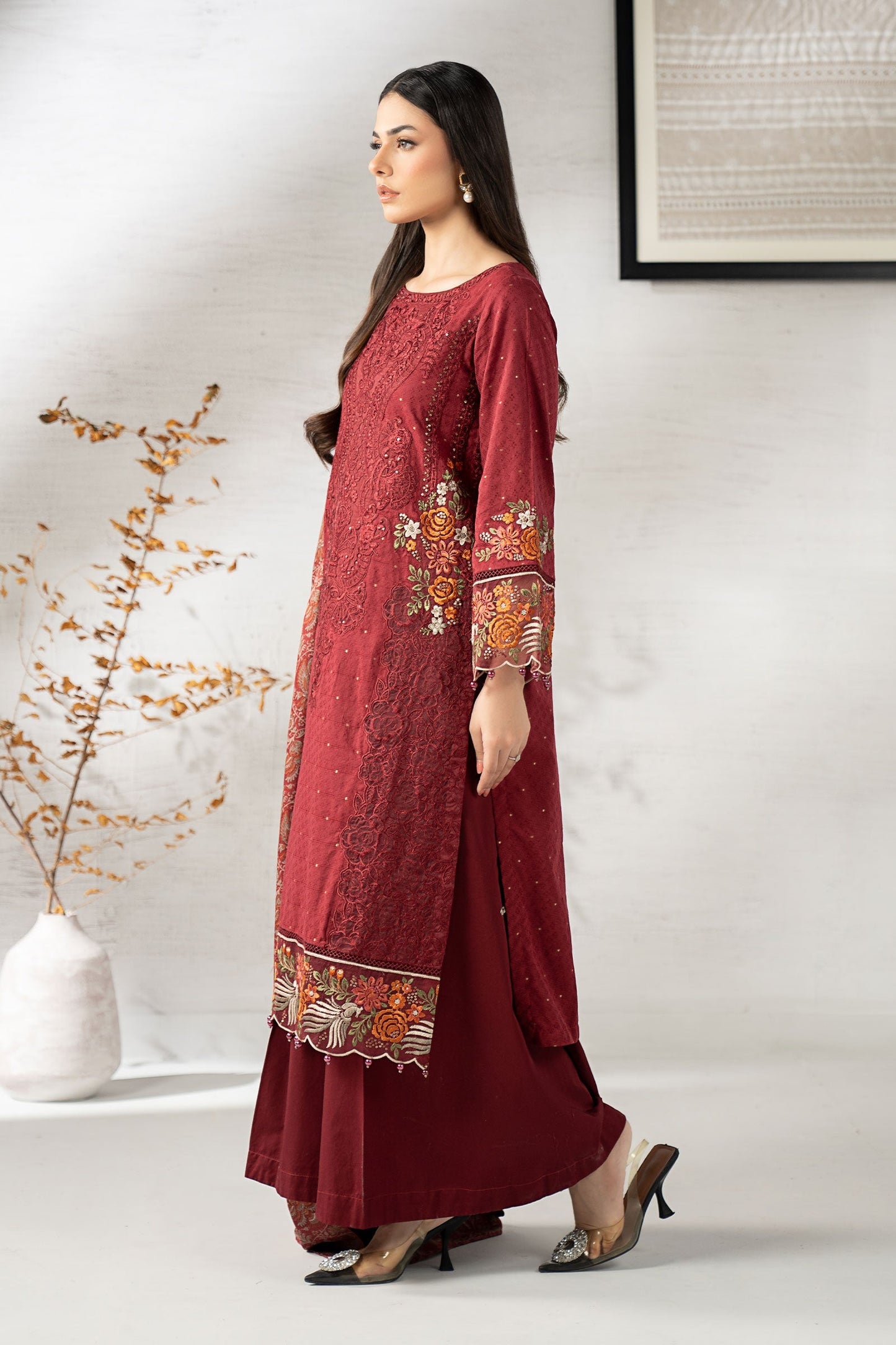 Maria B | Pre fall Dresses | DW-W25-06 M - Pakistani Designer Dress - by Maria B - Type : Ladies Clothes - 100% Original at Saira Sultan