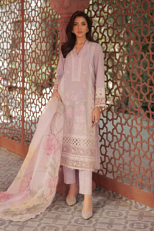 Maria B | Luxury Pret 25 | DW-EF25-151 XS Pink Dobby Lawn