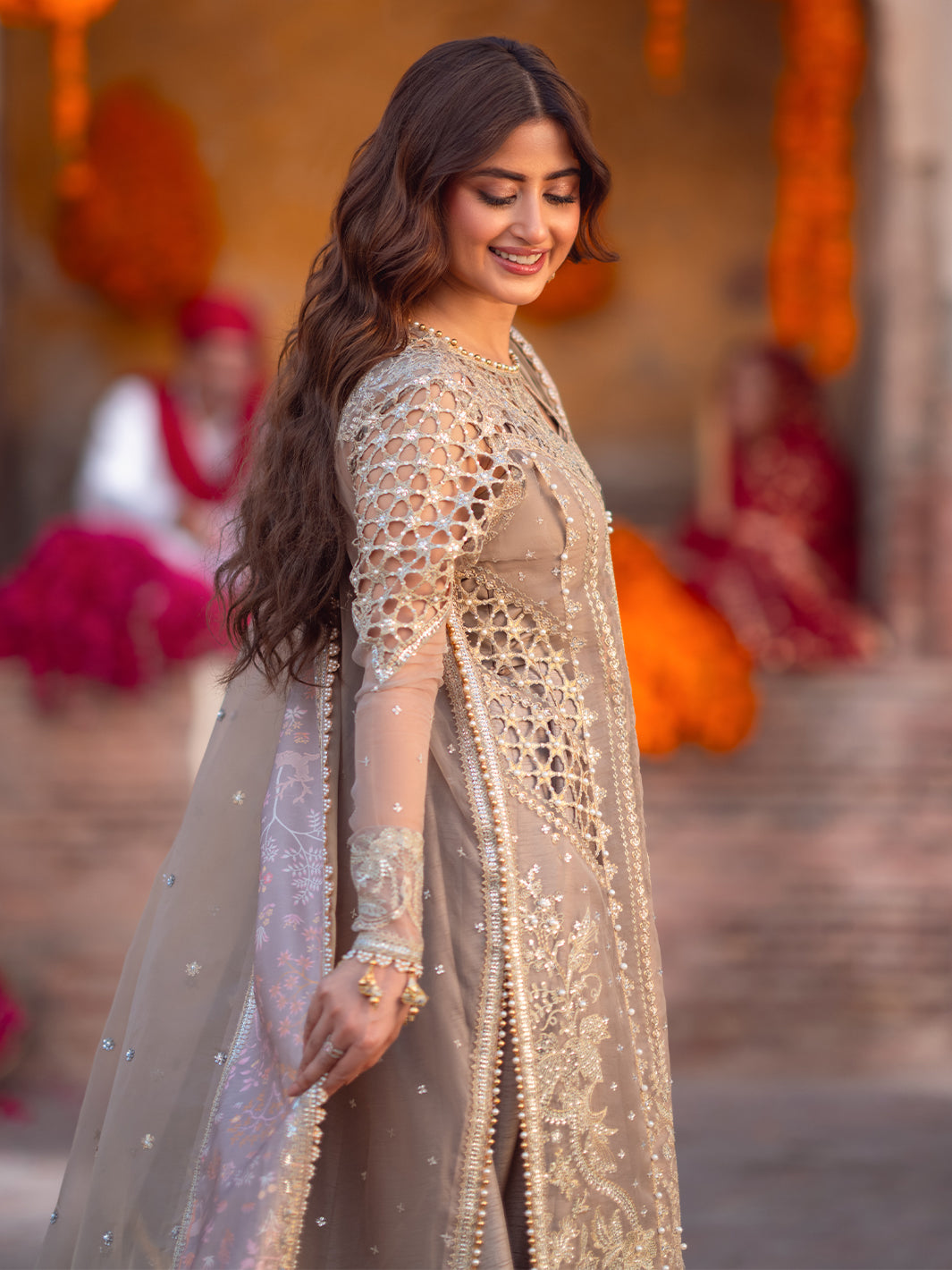 Bin Ilyas | Sona Gachi Luxury Formals | D-601 - Pakistani Designer Dress - by Bin Ilyas - Type : Ladies Clothes - 100% Original at Saira Sultan