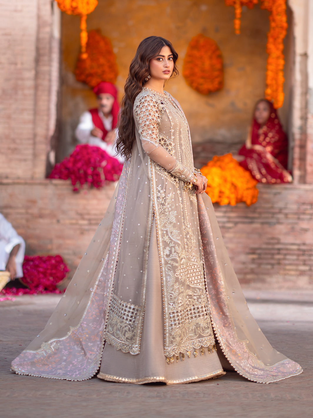 Bin Ilyas | Sona Gachi Luxury Formals | D-601 - Pakistani Designer Dress - by Bin Ilyas - Type : Ladies Clothes - 100% Original at Saira Sultan